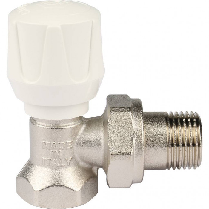 STOUT клапан ручной терморегулирующий угловой 1/2