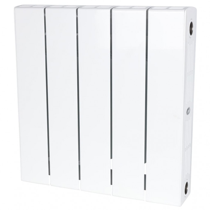Биметаллический радиатор RIFAR SUPReMO 350, 5 секций, боковое подключение, белый