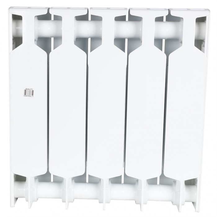 Биметаллический радиатор RIFAR SUPReMO 350, 5 секций, боковое подключение, белый