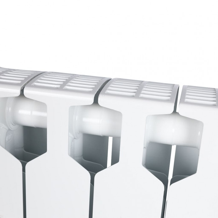 Биметаллический радиатор RIFAR SUPReMO 350, 5 секций, боковое подключение, белый