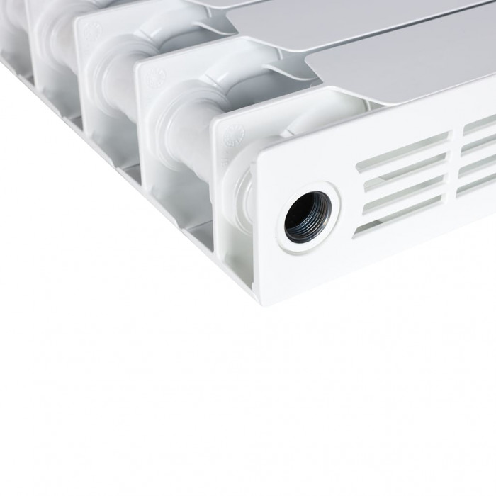 Биметаллический радиатор RIFAR SUPReMO 350, 5 секций, боковое подключение, белый