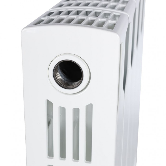 Биметаллический радиатор RIFAR SUPReMO 350, 5 секций, боковое подключение, белый