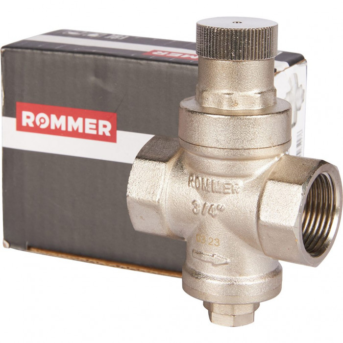 ROMMER RVS-0009-000020 ROMMER Редуктор давления PN16 вн/вн 3/4 без подключения манометра