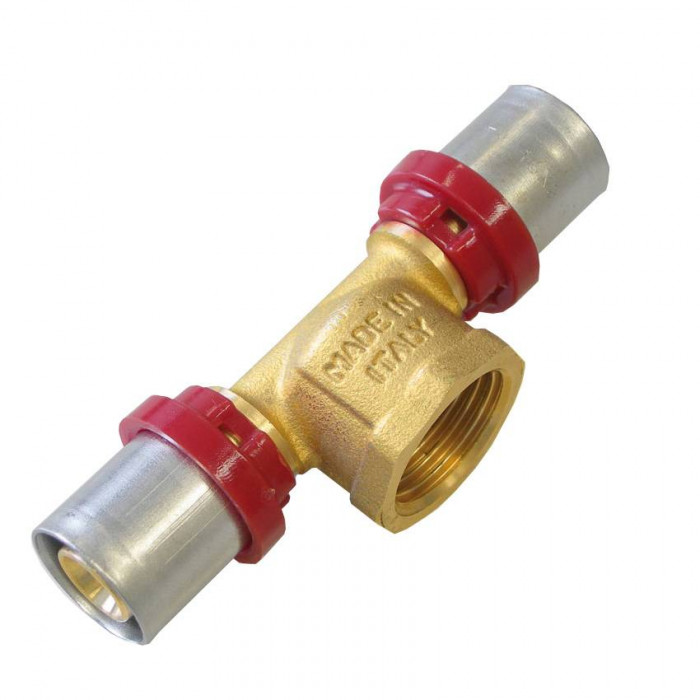 TIEMME Тройник с внутренней резьбой 26х1/2''x26