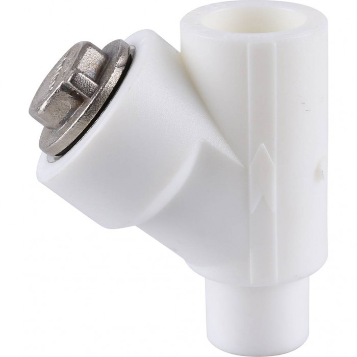 Герметичный фильтр Kalde 20 (ВН-НР) (соединение муфта-муфта) для полипропиленовых труб под сварку (цвет белый)
