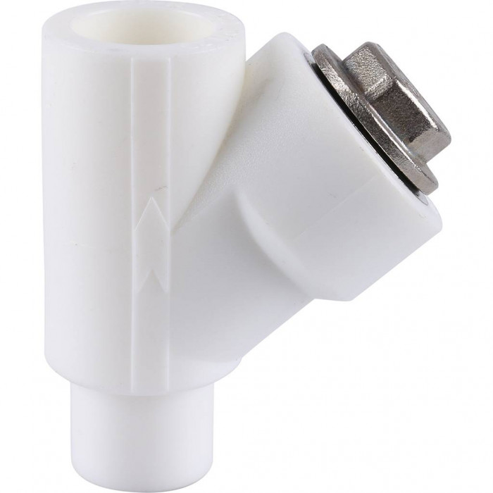 Герметичный фильтр Kalde 20 (ВН-НР) (соединение муфта-муфта) для полипропиленовых труб под сварку (цвет белый)