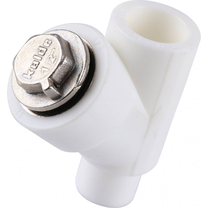 Герметичный фильтр Kalde 20 (ВН-НР) (соединение муфта-муфта) для полипропиленовых труб под сварку (цвет белый)