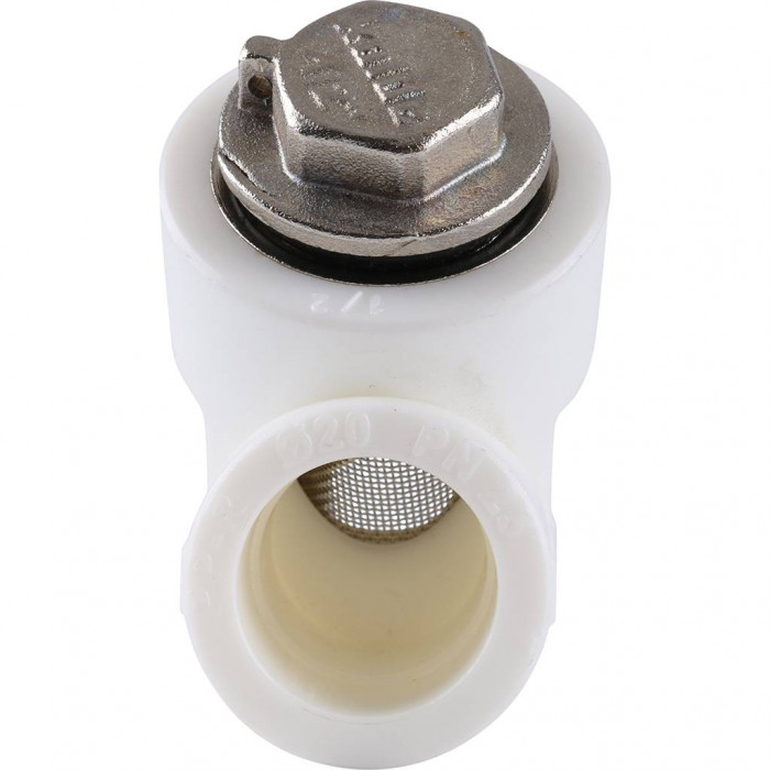 Герметичный фильтр Kalde 20 (ВН-НР) (соединение муфта-муфта) для полипропиленовых труб под сварку (цвет белый)