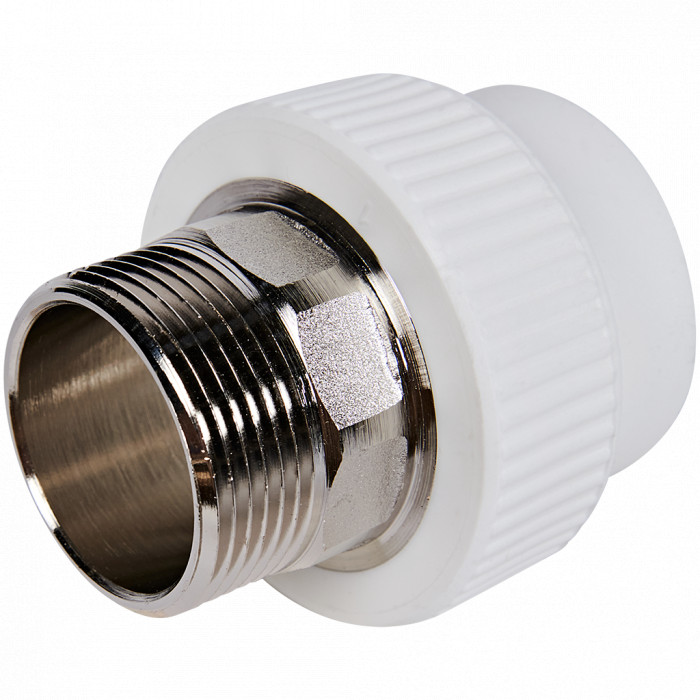 Pro Aqua PA23520P Pro Aqua d= 40-1.1/4 PP-R Муфта комбинированная под ключ НР Белая