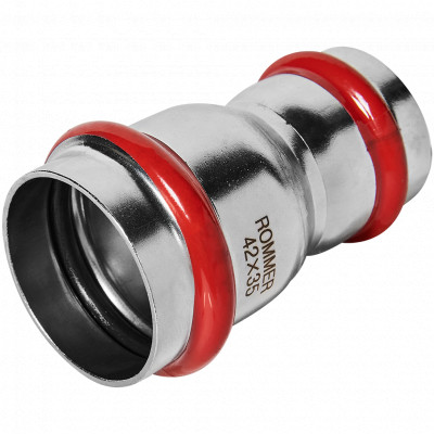 ROMMER RSS-0018-004235 Муфта переходная, 42х35, из нержавеющей стали прессовой