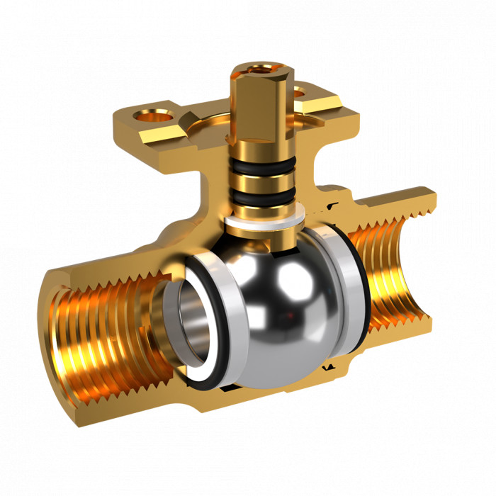 Stahlmann 2282756 Кран шаровой с электроприводом Stahlmann 3/4F 12В
