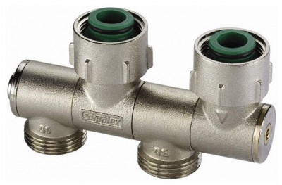 Узел нижнего подключения поворотные VarioCon N2 c функцией отсечки. Для двухтрубных систем