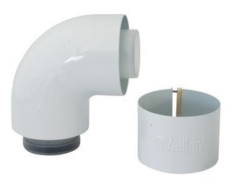 Vaillant Отвод 87° для труб 80/125 мм PP
