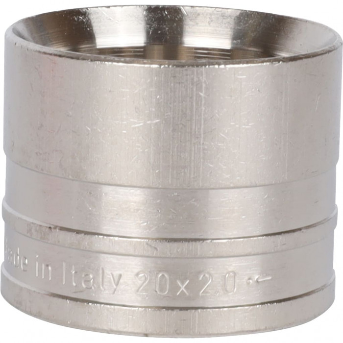 SFA-0020-002002 STOUT Монтажная гильза 20х2.0 никелированная для труб из сшитого полиэтилена аксиальный