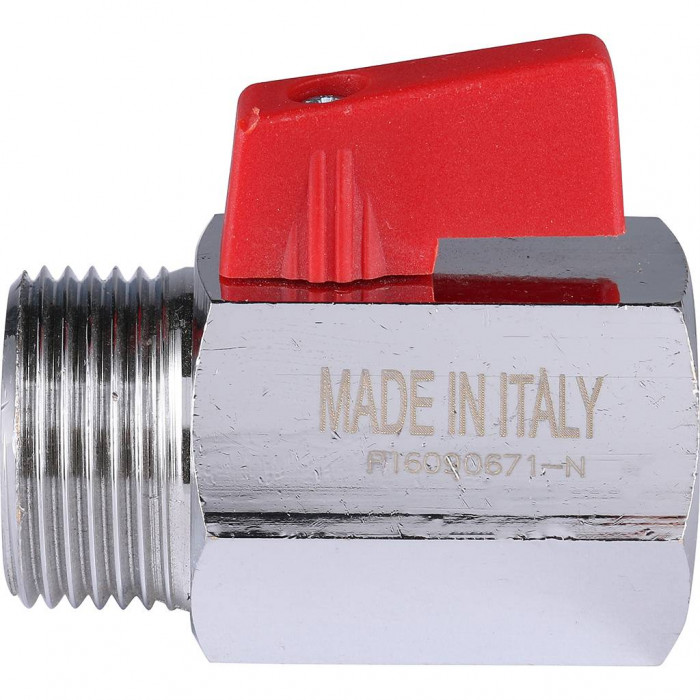 STOUT Кран шаровой мини, муфта/резьба ВР/НР 3/4