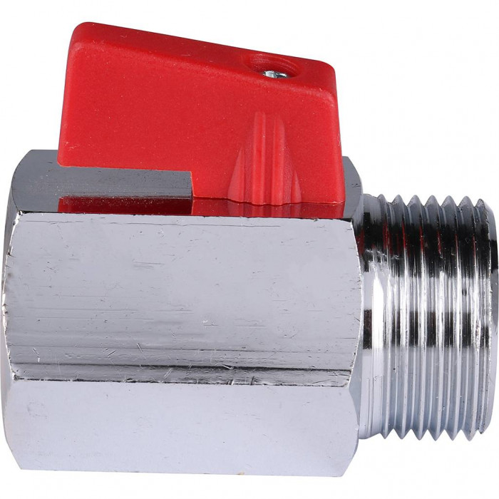 STOUT Кран шаровой мини, муфта/резьба ВР/НР 3/4