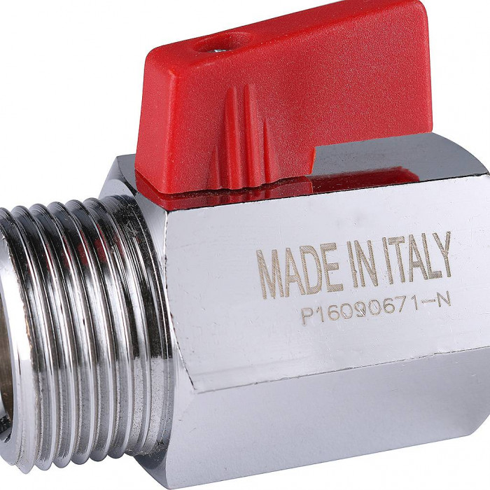 STOUT Кран шаровой мини, муфта/резьба ВР/НР 3/4