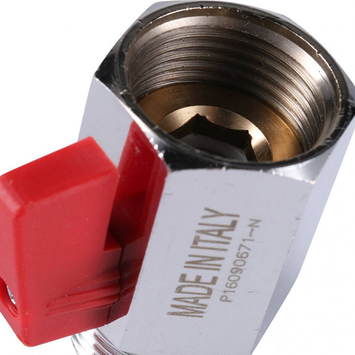 STOUT Кран шаровой мини, муфта/резьба ВР/НР 3/4