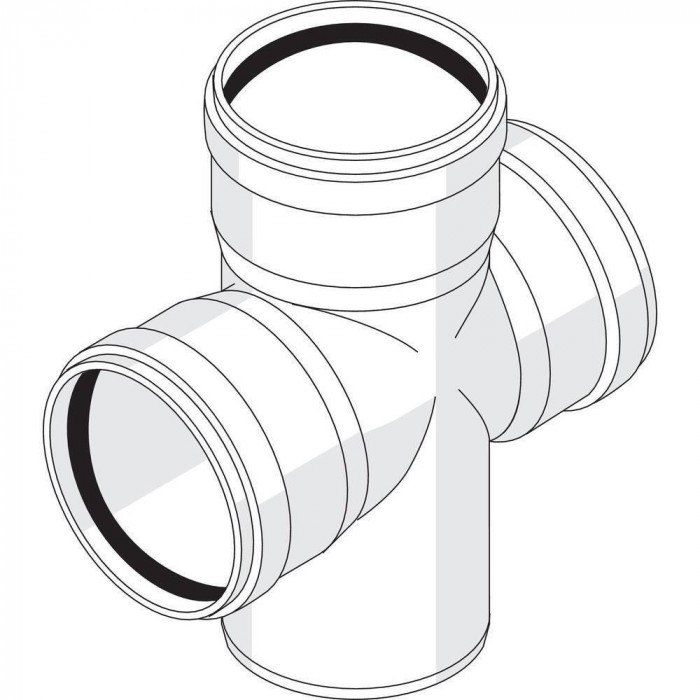 Крестовина REHAU 125/110/110/45° (11235941001)
