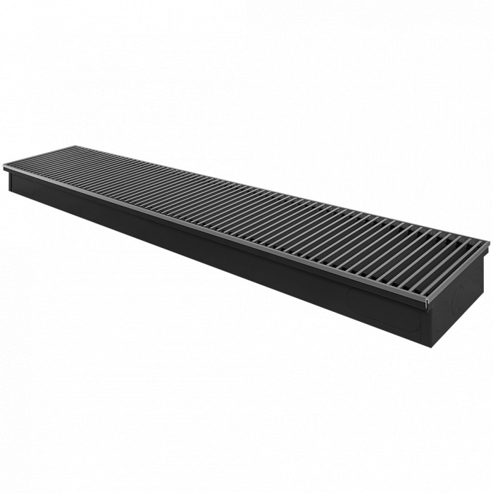 ROMMER RCN1-1000-0820120 ROMMER Конвектор внутрипольный RCN 80.200.1200 (Решётка роликовая, анодированный алюминий)