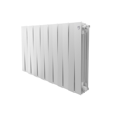 Биметаллический радиатор Royal Thermo PianoForte 500, 14 секций, боковое подключение, белый
