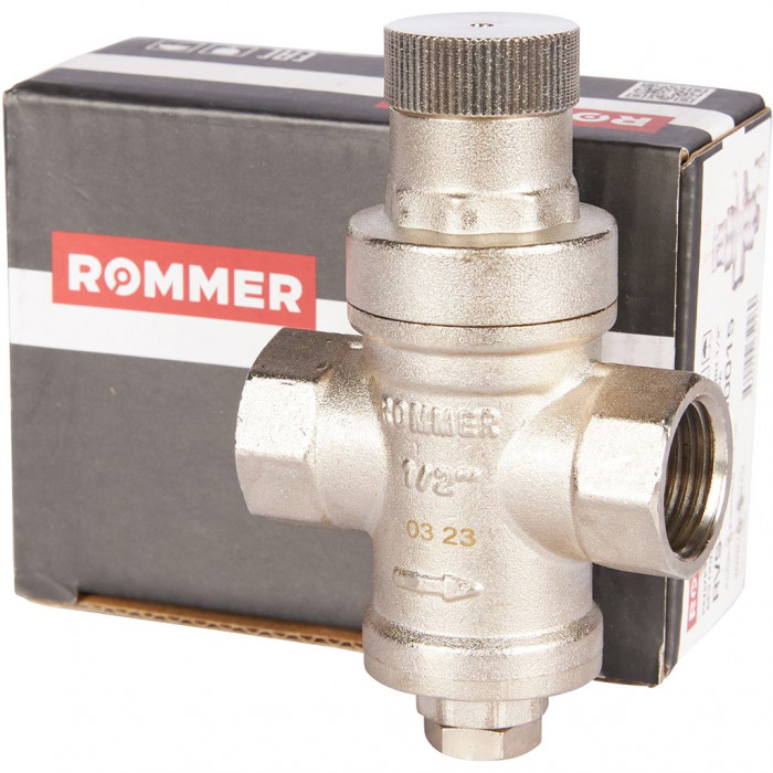 ROMMER RVS-0009-000015 ROMMER Редуктор давления PN16 вн/вн 1/2 без подключения манометра