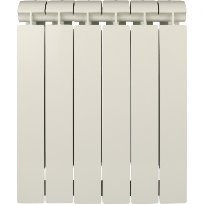 Биметаллический радиатор Global STYLE EXTRA 500, 6 секций, боковое подключение, белый