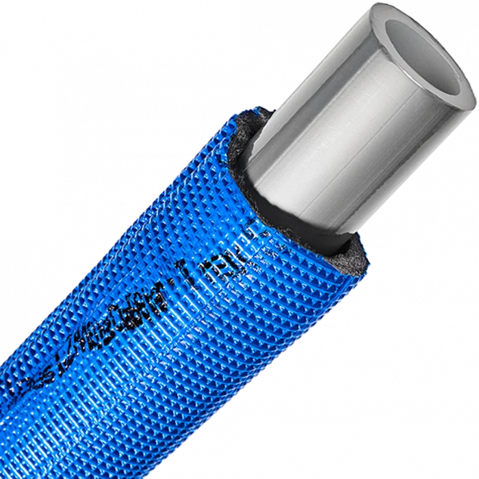 Труба STOUT 32х4,4 (бухта 50 метров) PEX-a из сшитого полиэтилена с кислородным слоем, серая в теплоизоляции (синяя)