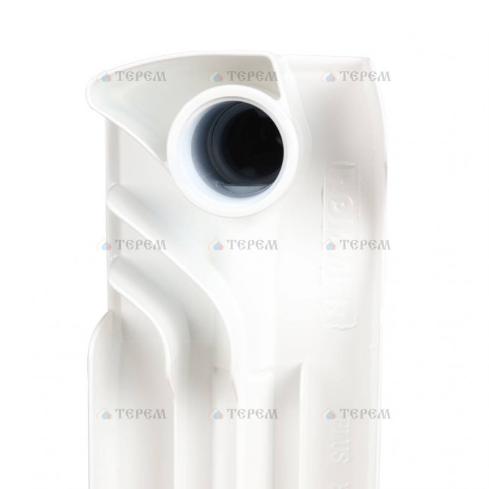 Биметаллический радиатор ROMMER Plus BM 200, 12 секций, боковое подключение, белый