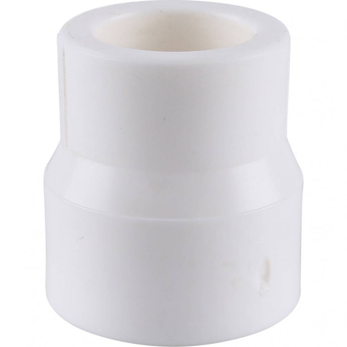 Kalde 40х25 Муфта переходная для полипропиленовых труб под сварку (цвет белый)