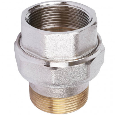 Соединитель прямой Itap 161 1 1/2 никелированный «американка»