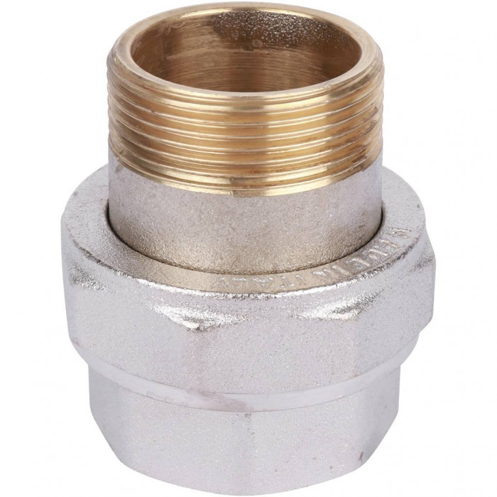 Соединитель прямой Itap 161 1 1/2 никелированный «американка»