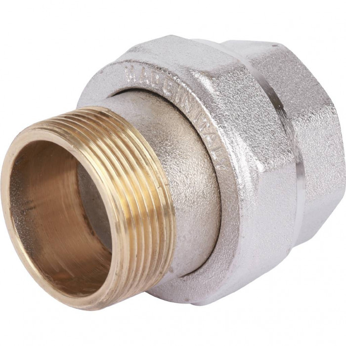 Соединитель прямой Itap 161 1 1/2 никелированный «американка»