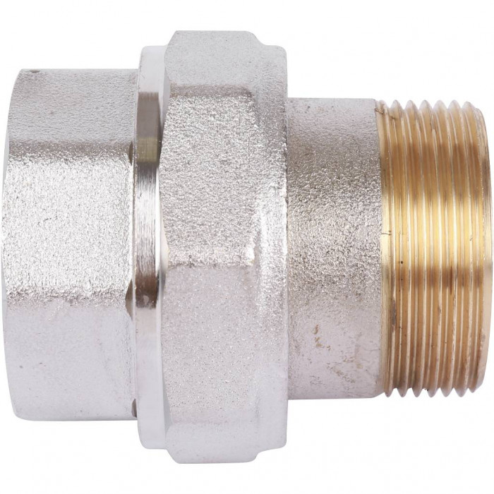 Соединитель прямой Itap 161 1 1/2 никелированный «американка»