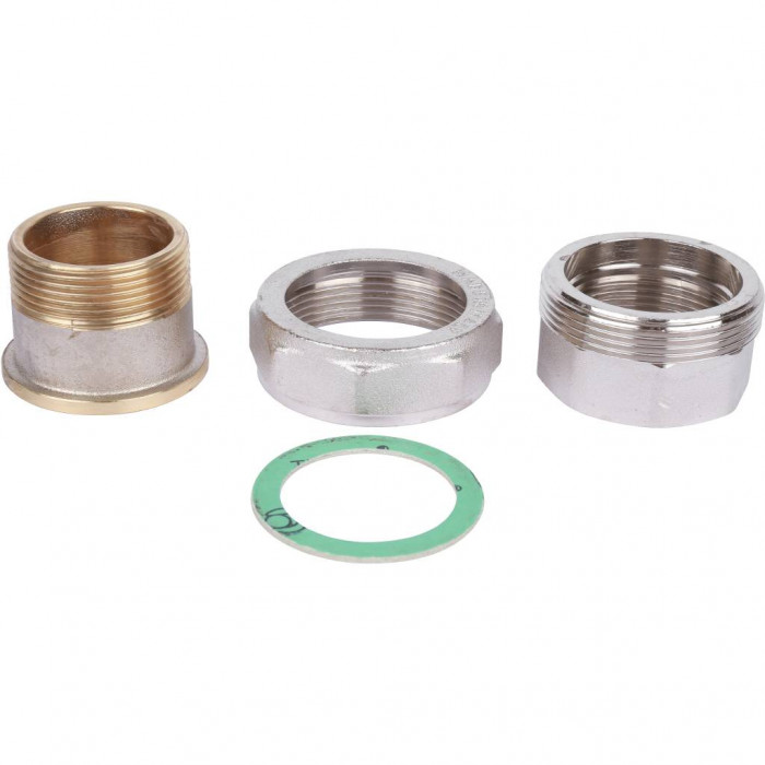 Соединитель прямой Itap 161 1 1/2 никелированный «американка»