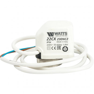 Сервопривод электротермический Watts 22CX нормально закрытый, 230 В