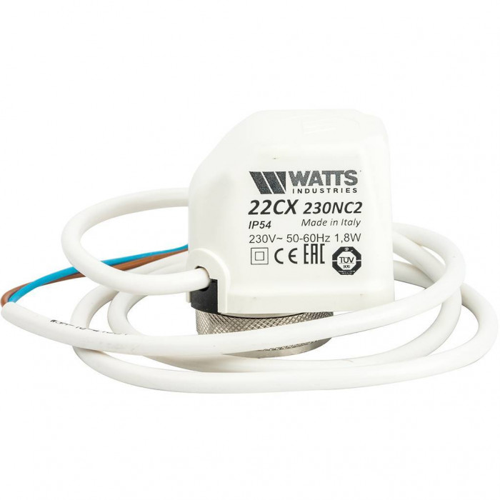 Сервопривод электротермический Watts 22CX нормально закрытый, 230 В