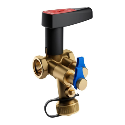 Клапан балансировочный NexusValve Vertex с дренажем, DN 20