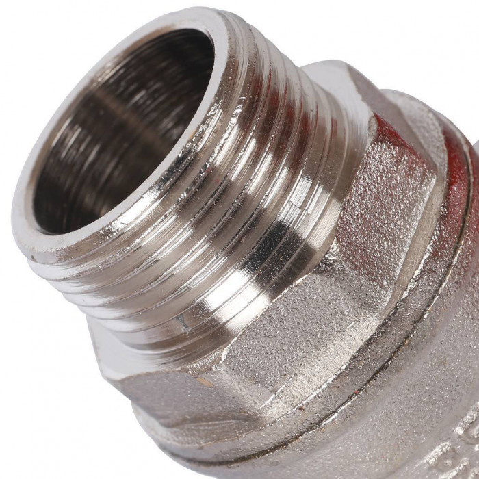 STOUT Кран шаровой стандартнопроходной, ВР/НР, ручка бабочка 3/4 (красная ручка)