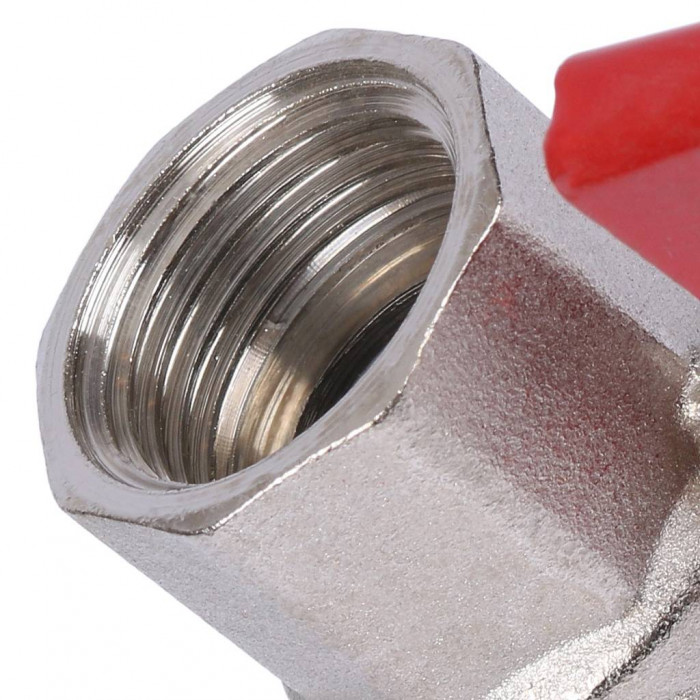 STOUT Кран шаровой полнопроходной с "американкой", ВР/НР, ручка бабочка 1/2 (EPDM)