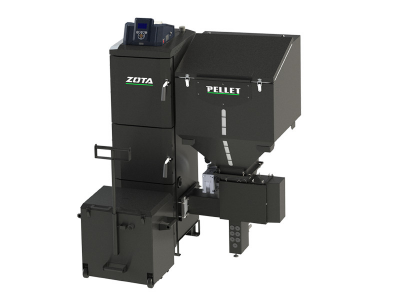 Пеллетный котел ZOTA Pellet Black 65, автоматический