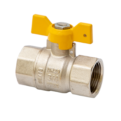 Кран Газовый MVI 3/4&quot;внутренняя-внутренняя, бабочка