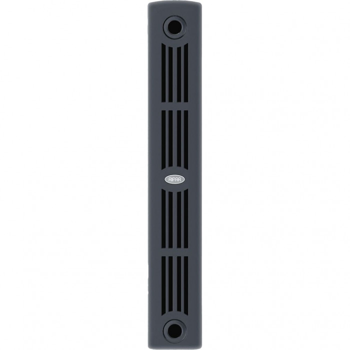 Биметаллический радиатор RIFAR SUPReMO 500, 12 секций, боковое подключение, черный