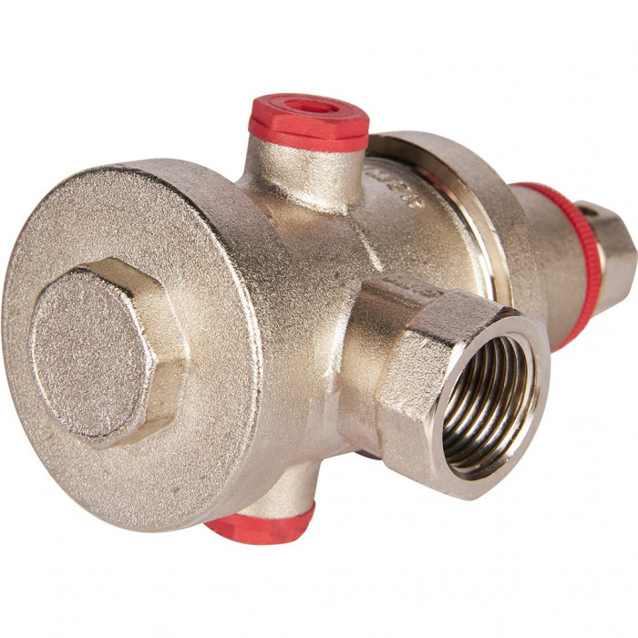 ROMMER RVS-0008-000015 ROMMER Редуктор давления PN25 вн/вн 1/2 с выходом под манометр