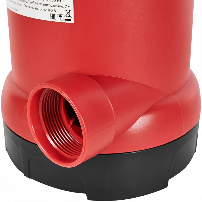 Насос дренажный ROMMER OPTIMA, кабель 10м, 750 Вт, универсальный