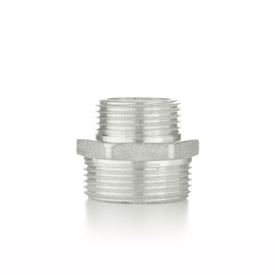 Ниппель переходной, НН 1 1/2&quot;×2&quot;, TIN латунь