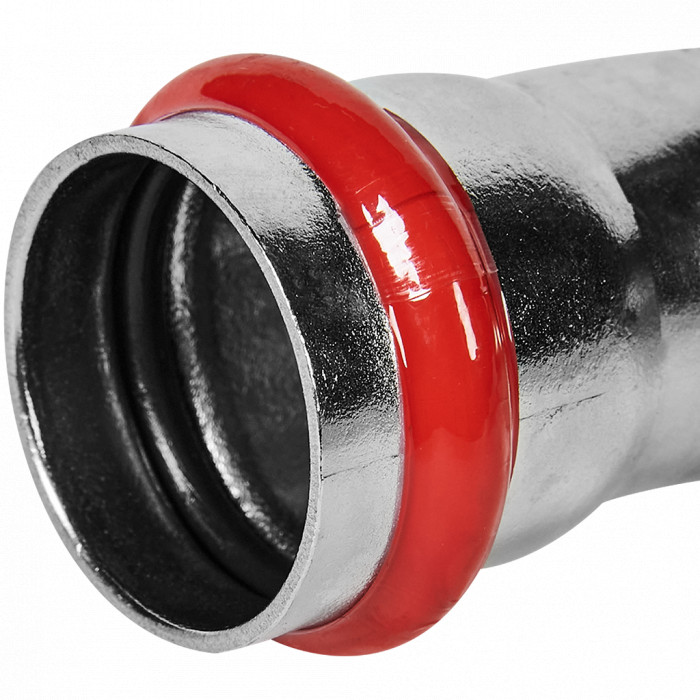 ROMMER RSS-0004-000028 ROMMER Угольник однораструбный 45°-НПр, 28, из нержавеющей стали прессовой