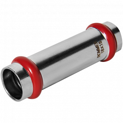 ROMMER RSS-0019-000018 Муфта надвижная, 18, из нержавеющей стали прессовой