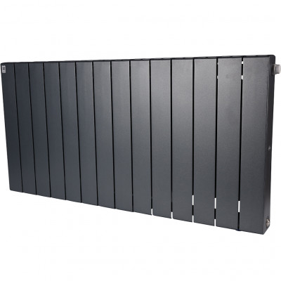 Биметаллический радиатор RIFAR SUPReMO VENTIL 500, 14 секций, нижнее правое подключение, черный