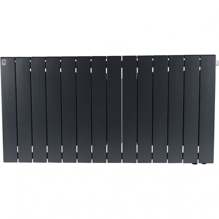 Биметаллический радиатор RIFAR SUPReMO VENTIL 500, 14 секций, нижнее правое подключение, черный